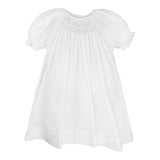 Petit Ami Baby Girls' Daydress with Embroidered Hem