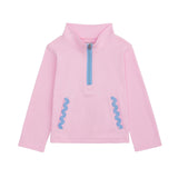 Mud Pie Toddler Girl Quarter Zip Pullover with RIC Rac