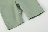 Lil cactus Sage Green Turkey Smocked Overalls