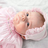 Petit Ami Baby Girls' Daydress with Embroidered Hem