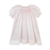Petit Ami Baby Girls' Daydress with Embroidered Hem