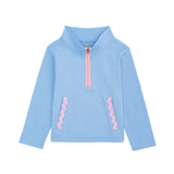 Mud Pie Toddler Girl Quarter Zip Pullover with RIC Rac