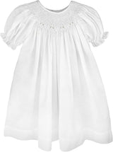 Petit Ami Baby Girls' Bishop Smocked Daydress