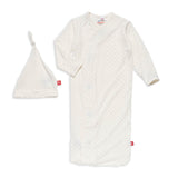 Magnetic Me Modal Newborn Sleeper Gown & Hat Set | Silky Soft Modal Fabric Sleep Sack
