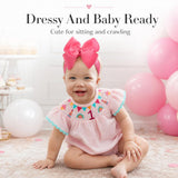 Mud Pie Baby Girls' Smocked Birthday Bubble