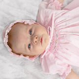 Petit Ami Baby Girls' Daydress with Embroidered Hem