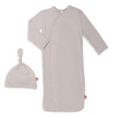 Magnetic Me Modal Newborn Sleeper Gown & Hat Set | Silky Soft Modal Fabric Sleep Sack