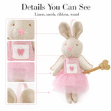 Mud Pie Little Girl Mini Tooth Fairy Bunny