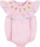 Mud Pie Baby Girls' Smocked Birthday Bubble