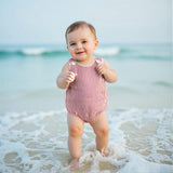 Kuriozud Unisex Newborn Baby Boy Girl Summer Clothes Infant Bubble Romper | Baby Bubble Romper, Baby Summer Clothes, The Shoulder Buttons Make It Easier to Dress, Match with Shirt and Socks in Fall