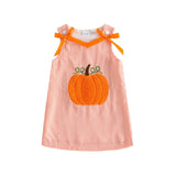 Toddler Baby Girl Holiday Outfit Striped Sleevless Tank Dress |  embroidery, bow decor, a-line dress, 6M-4Y girls