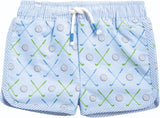 Mud Pie Toddler Boy Golf Swim Trunk
