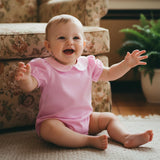 Balaflyie Bubble Romper Baby Boy Girl Cotton Collar Bodysuit Infant Top | Toddler Oversize T-shirt Romper, Scalloped/Piping Collared, Unisex Baby Embroidery Bubble, Peter Pan Collar Bodysuit Summer