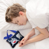 Qunclay Tooth Fairy Pillow with Pocket for Kids, 3.9 x 5.9 Inches, Sweet | Tooth Fairy Gifts for Girls Boys, Pouch for Lost Teeth Coins, Soft Plush Keepsake, Bedroom Decor