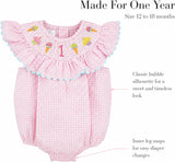 Mud Pie Baby Girls' Smocked Birthday Bubble