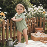Balaflyie Bubble Romper Baby Boy Girl Cotton Collar Bodysuit Infant Top | Toddler Oversize T-shirt Romper, Scalloped/Piping Collared, Unisex Baby Embroidery Bubble, Peter Pan Collar Bodysuit Summer