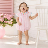 Mud Pie Baby Girls' Smocked Birthday Bubble