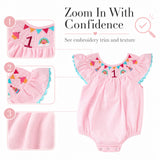 Mud Pie Baby Girls' Smocked Birthday Bubble