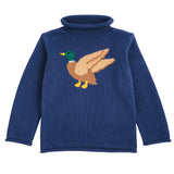 Mud Pie Toddler Boy Duck Rollneck Sweater