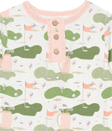 Mud Pie Girls' Mud Pie Toddler Girl Sports Pajama Set