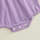 Balaflyie Bubble Romper Baby Boy Girl Cotton Collar Bodysuit Infant Top | Toddler Oversize T-shirt Romper, Scalloped/Piping Collared, Unisex Baby Embroidery Bubble, Peter Pan Collar Bodysuit Summer